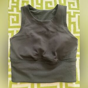 Black Lululemon athletica Sports Bra (kick swerve) Size 4